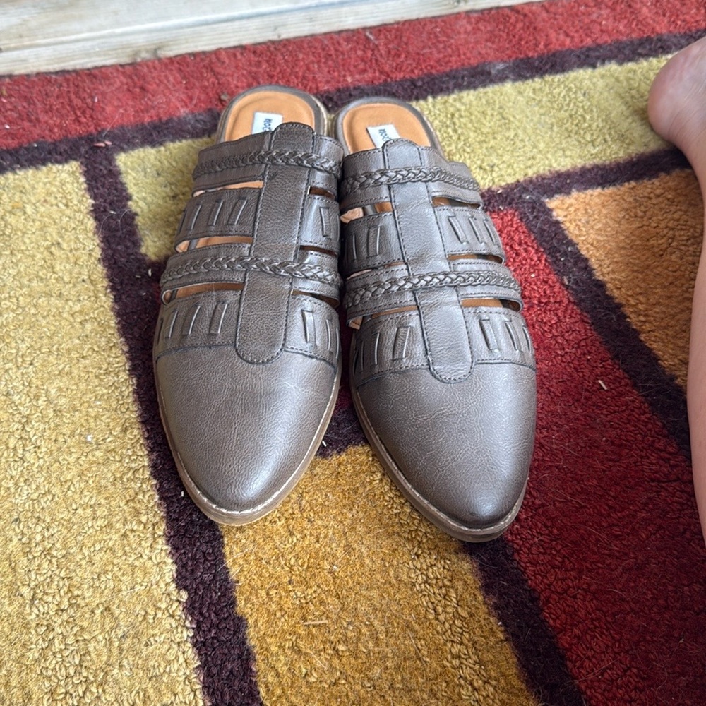 Not Rated Woven Tan Sandals